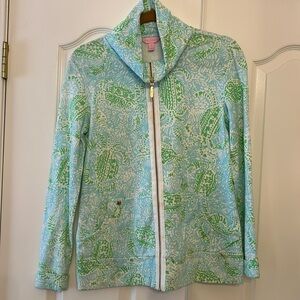 Full zip Lilly Pulitzer pop over
